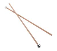 Mallette per Xilofono in Legno e Alluminio, 2 Pezzi, Beige | Impugnatura Confortevole, Design Ergonomico e Calibratura Precisa, per Chimes e Strumenti a Percussione
