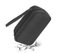 Mallette Rangement USB - Pochette Étui Transport, Organiseur Clé Étanche | Boîtier Dur Résistant Antichoc, Sacoche Stockage Compacte, Accessoire Clé USB Travail Maison pour Disques Durs et Câbles