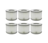 Mallez Cartuccia filtro di ricambio per vasche idromassaggio MSpa, filtri spa per modelli MSPA Whirlpool, sottomarini caldi e spa gonfiabili, compatibile con tutte le serie MSpa, confezione da 6