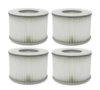 Mallez Cartuccia filtro di ricambio per vasche idromassaggio MSpa, filtri spa per modelli MSPA Whirlpool, sottomarini caldi e spa gonfiabili, compatibile con tutte le serie MSpa, confezione da 4