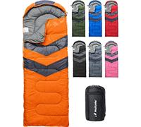 MalloMe Sacco a Pelo Adulto Bambino Inverno Estate Primavera Autunno - Piumino 1 Persona - Impermeabile Sacchi a Pelo Damping ed Escursionismo - Sacco A Pelo Ultra Leggero Compatto Sleeping Bag