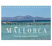 Mallorca - Insel der Landschaftsträume (Tischkalender 2026 DIN A5 quer), CALVENDO Monatskalender: Mallorca voller landschaftlicher Schönheit und mediterraner Sehnsucht.