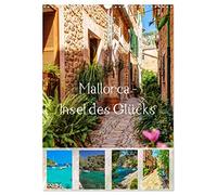 Mallorca - Insel des Glücks (Wandkalender 2026 DIN A3 hoch), CALVENDO Monatskalender: Herrliche hochformatige Fotoaufnahmen der Insel Mallorca, eine Reise quer über die Insel
