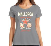 Mallorca Palma Beach Spain 2026 - Maglietta da donna con stella marina