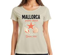 Mallorca Palma Beach Spain 2026 - Maglietta da donna con stella marina