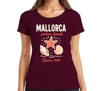 Mallorca Palma Beach Spain 2026 - Maglietta da donna con stella marina