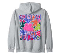 Mallorca Vibes Isole Baleari Boho Astratto Fiori Floreali Felpa con Cappuccio