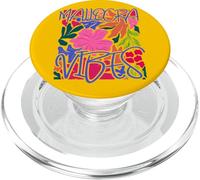 Mallorca Vibes Isole Baleari Boho Astratto Fiori Floreali PopSockets PopGrip per MagSafe