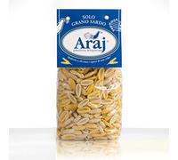 Malloreddus rustici allo zafferano Araj. 500 gr. Pasta tradizionale sarda, con grano duro Senatore Cappelli