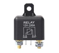 Malloy 1 Pezzo Auto Camion Motore Automotive Relay Plastica Nera 12V 100A Tipo Continuo Automotive Car Relays