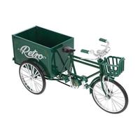 Malloy 1 Pezzo Mini Triciclo Bici da Dito Accessori Scaffale in Lega Verde Modello Mini Triciclo