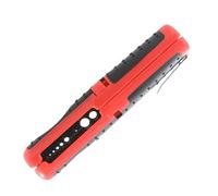 Malloy 1 Pezzo Spelafili Portatile Multifunzione, Spelafili, di Rete, Filo, Coassiale, Tagliafili, 10-20AWG, Rosso