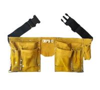 Malloy 1 Pz Kit di Attrezzi Portatile Cintura In Pelle Strumento Fibbia A Sgancio Rapido Borsa per Attrezzi da Costruzione per Falegname