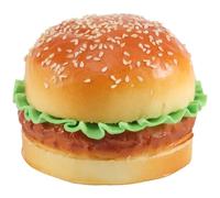 Malloy 1 Pz Realistico Hamburger Simulazione Realistica Finta Hamburger Panificio Display Bambini Pane Giocattolo Decorazione della Casa Fotografia Puntelli Non incl ...