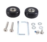 Malloy 1 Set di Ruote di Ricambio per Valigie per Bagagli, Kit di Riparazione Cuscinetti In Acciaio al Carbonio 55X18 mm