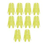 Malloy 10 Magliette per Tappetino da Golf, Magliette per Simulatore di Golf, Magliette da Golf per Pratica per Campo Pratica, Magliette da Golf per Casa per Allenamenti di Golf, Giallo L