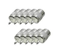 Malloy 10 Pezzi di Connettore PL259 UHF A Saldare Parti di Ricambio Accessori per RG58 RG142 LMR195 RG400 In