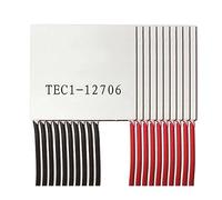 Malloy 10 Pezzi Elements Peltier TEC1-12706 Modulo Peltier Termoelettrico 12706 Tec 12V 4.5A Accessori per Parti di Schede Peltier Elemente di Raffreddamento Fai-da-Te