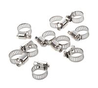 Malloy 10 pezzi Fascette fermatubo 6-12mm Hoop tono