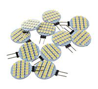 Malloy 10X G4 SMD 24 LED Cabinet Marine Lampada della Lampadina 'Automobile 12V Luce Bianca Calda