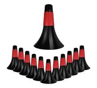 Malloy 12 Pezzi di Coni per Allenamento da 9 Pollici, Coni Marcatori per Pattinaggio in Plastica per Bambini, Calcio, Basket, Allenamento, Rosso