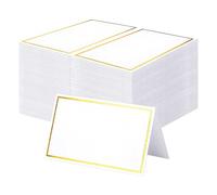 Malloy 120 Segnaposto Premium, Segnaposto da Tavolo Piccoli con Bordo In D', 2 Segnaposto da 3,5 Pollici, Segnaposto per Matrimonio