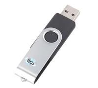 Malloy 1GB Nero USB 2.0 Flash Memory Stick Salto di Unita' Fold Pen 2.17 "X 0.71" X 0.24 "