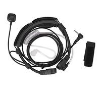 Malloy 2.5mm Throat Microfono Auricolare Auricolare Mic PTT per Walkie Talkie Radio TLKR T5 T80 T60 T6 T8 Talkabout MR350R T6500
