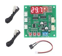 Malloy 2 Canali 4 Fili DC 12V 24V 48V PWM Regolatore di Velocità Della Ventola del Motore Display Digitale Governatore Controllo Della Temperatura