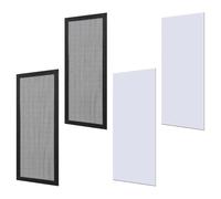 Malloy 2 Coperture di Ventilazione (12x5,5 Pollici) e 2 Coperture In Rete di Ventilazione (10x4 Pollici), per Soffitti, Pavimenti, Pareti, Soffitti di Casa