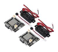 Malloy 2 Pezzi -02-Kit AI Intelligente Scheda di Sviluppo Vocale Offline VC02 Modulo di Controllo Vocale di Riconoscimento Offline