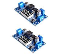 Malloy 2 Pezzi XL6009 Modulo Booster DC-DC Modulo Convertitore Step-Up Regolabile DC-DC da 4,5 V-32 V A 5 V-35 V 4A Modulo Step-Up