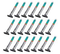 Malloy 20 Pezzi Misuratore del Profilo del Battistrada Della Gomma Strumento del Battistrada Silver & Verde Metallo Strumenti di Misurazione Precisi del Profilo del Battistrada Della Gomma