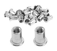 Malloy 20 Pz. 304 In Acciaio Rivet Dado Rivnut Inserto Nutsert M6X15Mm