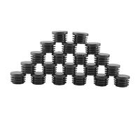 Malloy 20 Pz Nero Plastica 25 mm Dia blanking Fine Caps Inserto tondo per tubi