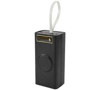Malloy 21X18650 per Batteria Saldatura per Banca di Potere Gratuita PD- con Luce 18650 Scatola di Ricarica per Batteria Staccabile Portatile DIYCase