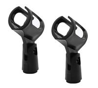 Malloy 2pcs Clip di Supporto per Microfono Universali Clip per Supporto per Morsetto Microfono Regolabile per Un Posizionamento Sicuro e Flessibile