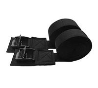 Malloy 2Pcs Outdoor Lashing Tie Strap Tavola da Surf Kayak Portapacchi Cam Fibbia Corda Tie Down Top Rack Belt per Auto Bicicletta Cinghia