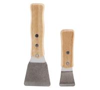 Malloy 2Pcs / Pack Accessori per Pala per Film Estensibile per nel Acciaio Inossidabile Un Spatola Industriale per Saldatura Arpione