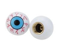 Malloy 2pcs Tappi Coprivalvole per Cappucci Coprivalvola Pneumatici Smile Face/Tappi Valvola/Valvola Ruota/Pneumatici per Auto Motos Bike