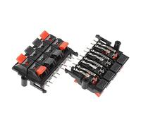 Malloy 2PZ 64X40X20Mm 8 Posizioni Presa A Innesto Caricabatterie con Presa A Molla