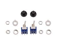 Malloy 2Pz Ac 6A 125 V Dpdt 3 Posizione On-Off-On Interruttore A Levetta Di 'Alimentazione