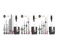 Malloy 3 Pezzi Meccanismo Movimento 'Orologio DIY Silenzioso Kit Lancette Kit Parti Strumenti Riparazione del Movimento 'Orologio da Parete Meccanismo Ad Albero Lungo