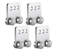 Malloy 4 Pezzi Carrello A 4 Ruote Assemblaggio Rullo Canale Saldato per Canale Puntone 1-5/8 Pollici