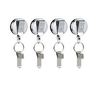 Malloy 4 Pezzi Portapenne Retrattile con Clip da Cintura Cordino Universale