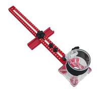 Malloy 4in1 Router Fresatura Staffa per Scanalatura- Hardware Jig Router In Alluminio Cerchio Taglio Jig Punch-Router Fresatura Staffa A