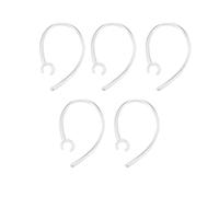 Malloy 5 Ganci per Orecchi Trasparenti di Alta Qualita' per Cuffie Auricolare Bluetooth Wireless Ricambio