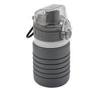 Malloy 500ML Pieghevole Borraccia di della Bottiglia di Acqua di Acqua di Sport Alpinismo Bottiglia di Acqua Portatile Grigio