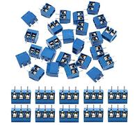 Malloy 60PZ 5Mm Pitch 2 Pin e 3 Pin PCB Mount Vite Morsetto Connettore per (50 X 2 Pin, 10 X 3 Pin)
