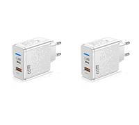 Malloy 65W Caricabatterie USB C PD Type C Caricabatterie da Parete Supporto Universale Telefono Cellulare/Tablet Prodotti Digitali Spina EU